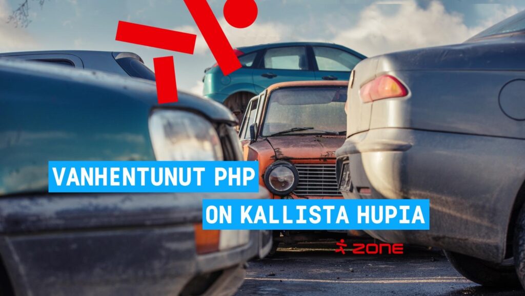 Vanhojen PHP-versioiden käyttö merkitsee paljon työtä kaikille