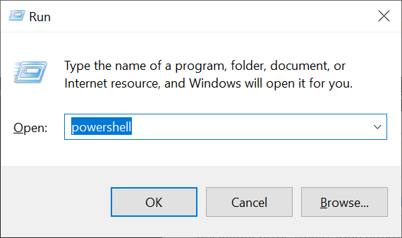 Run Powershell